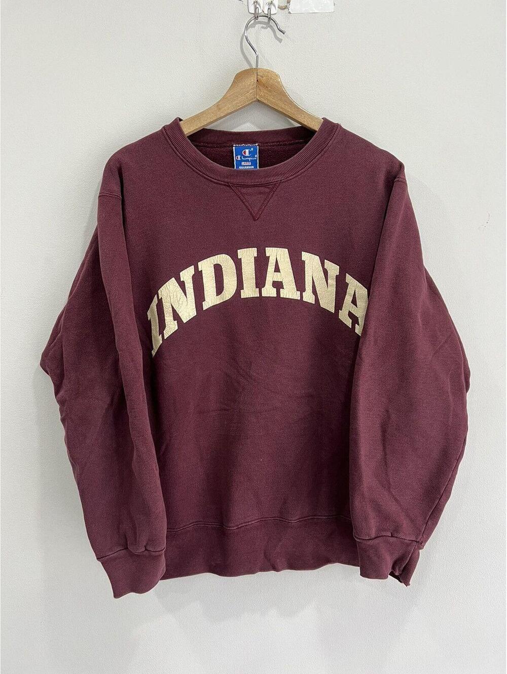 Vintage Indiana Champion Sweater spellout crewneck